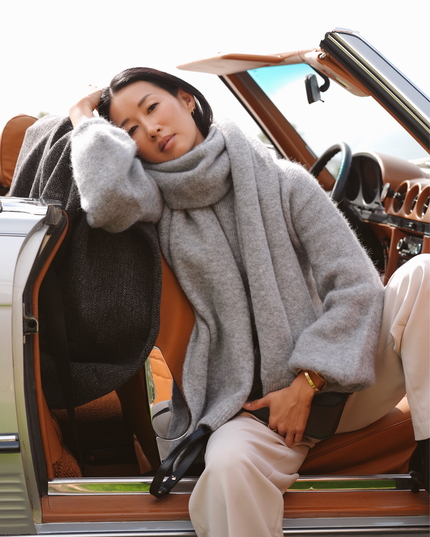 This seasons coziest sweater, scarf and coat. These pieces are perfect for winter or as gifts this holiday season. Sizing below:

Sweater: XS
Scarf: OS
Pants: 0, 28” inseam
Coat: Size 2
Boots: Size 6 (TTS)

#ltkpetite #ltkseasonal #ltkfindsunder100

#LTKOver40 #LTKGiftGuide #LTKootd