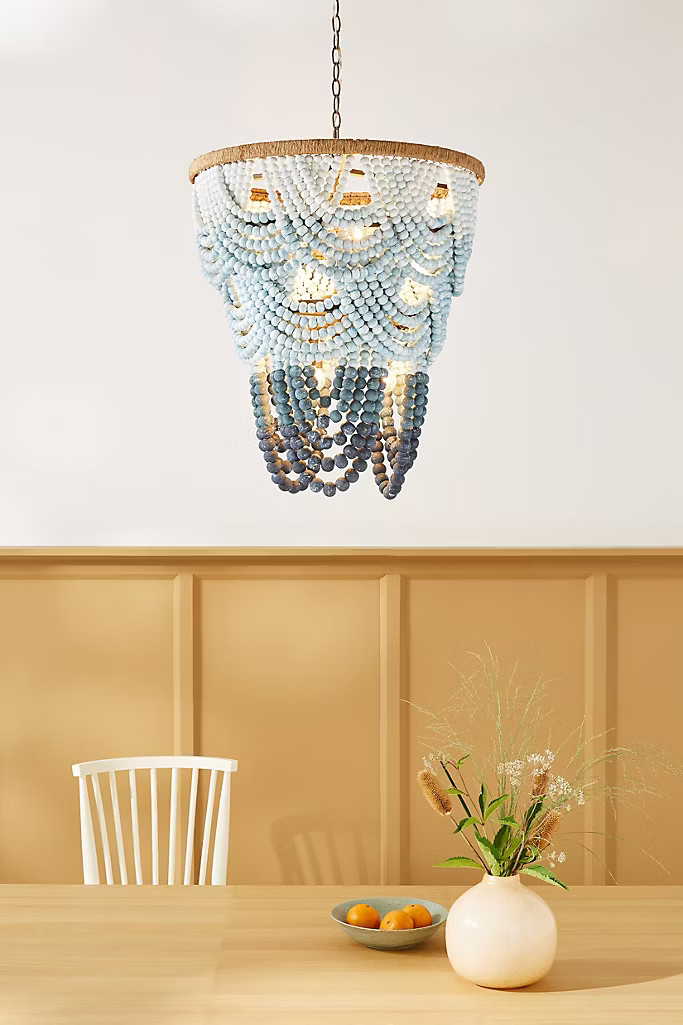 Aquamarine Beaded Chandelier | Anthropologie (US)