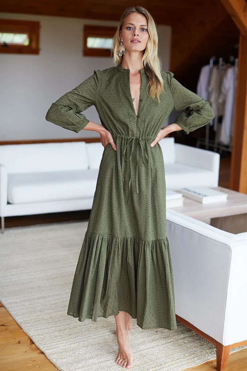 Frances Dress 2 - Moss | Emerson Fry