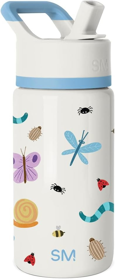 Simple Modern Kids Summit Water Bottle with Straw Lid | 14oz Stainless Steel Cup Insulated Tumble... | Amazon (US)