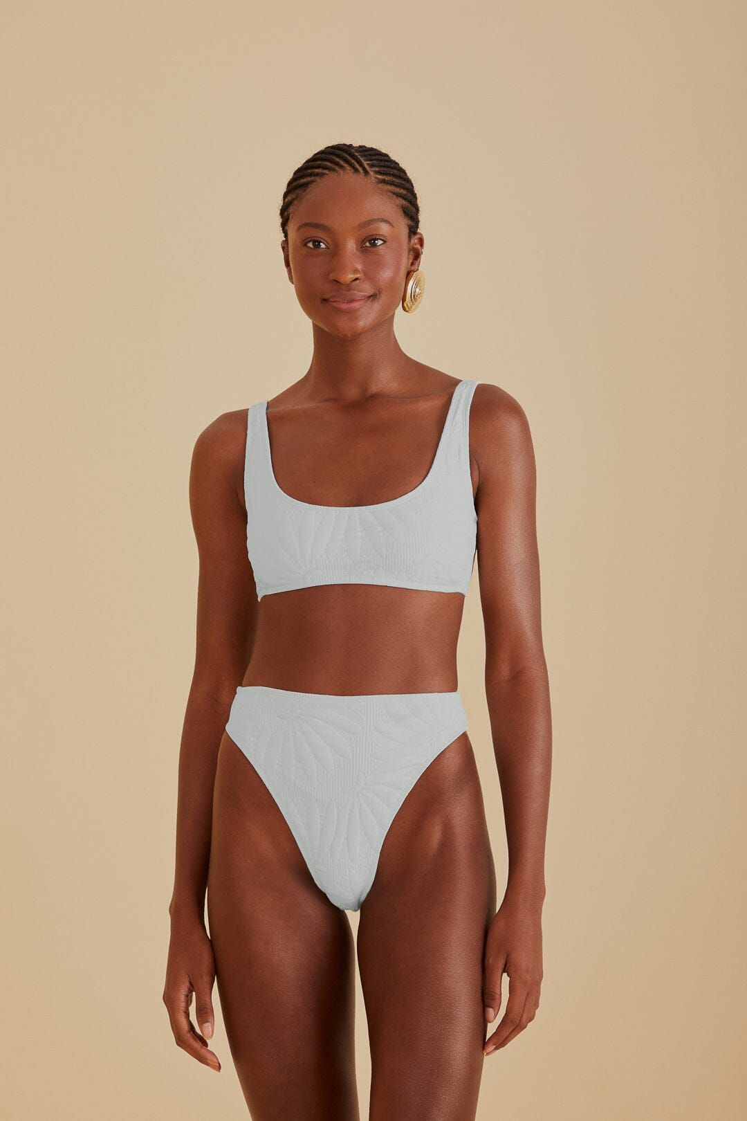 Off-White Banana Matelasse Bikini Bottom | FarmRio