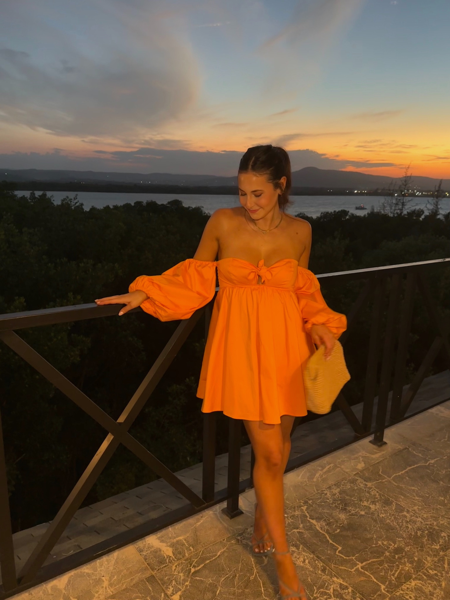 Little vacation look 🧡 perfect resort dress!

#LTKsalealert #LTKSeasonal