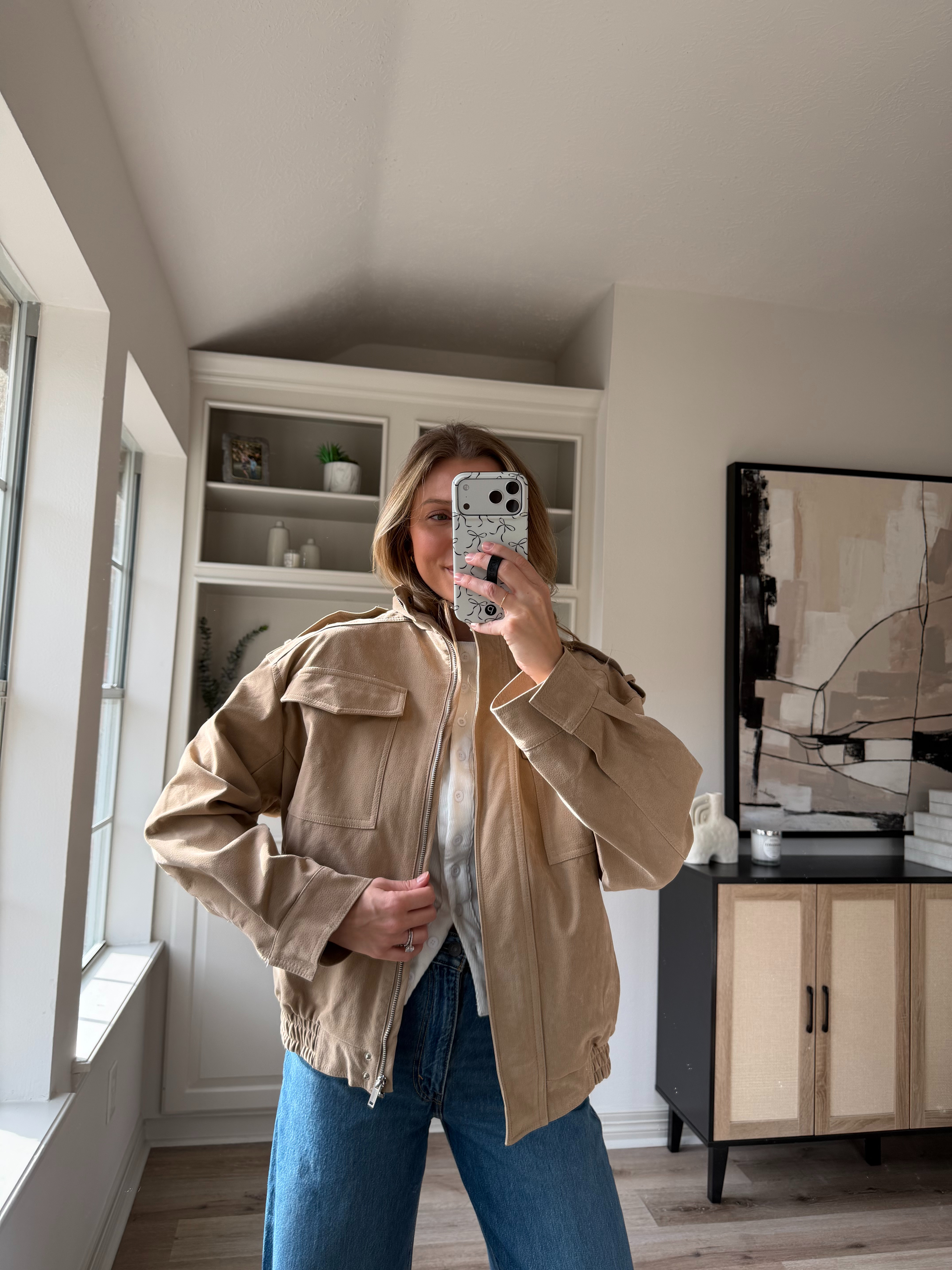 The perfect suede jacket to dress up an outfit! Wearing S 

 

#LTKHoliday #LTKootd #LTKFindsUnder100