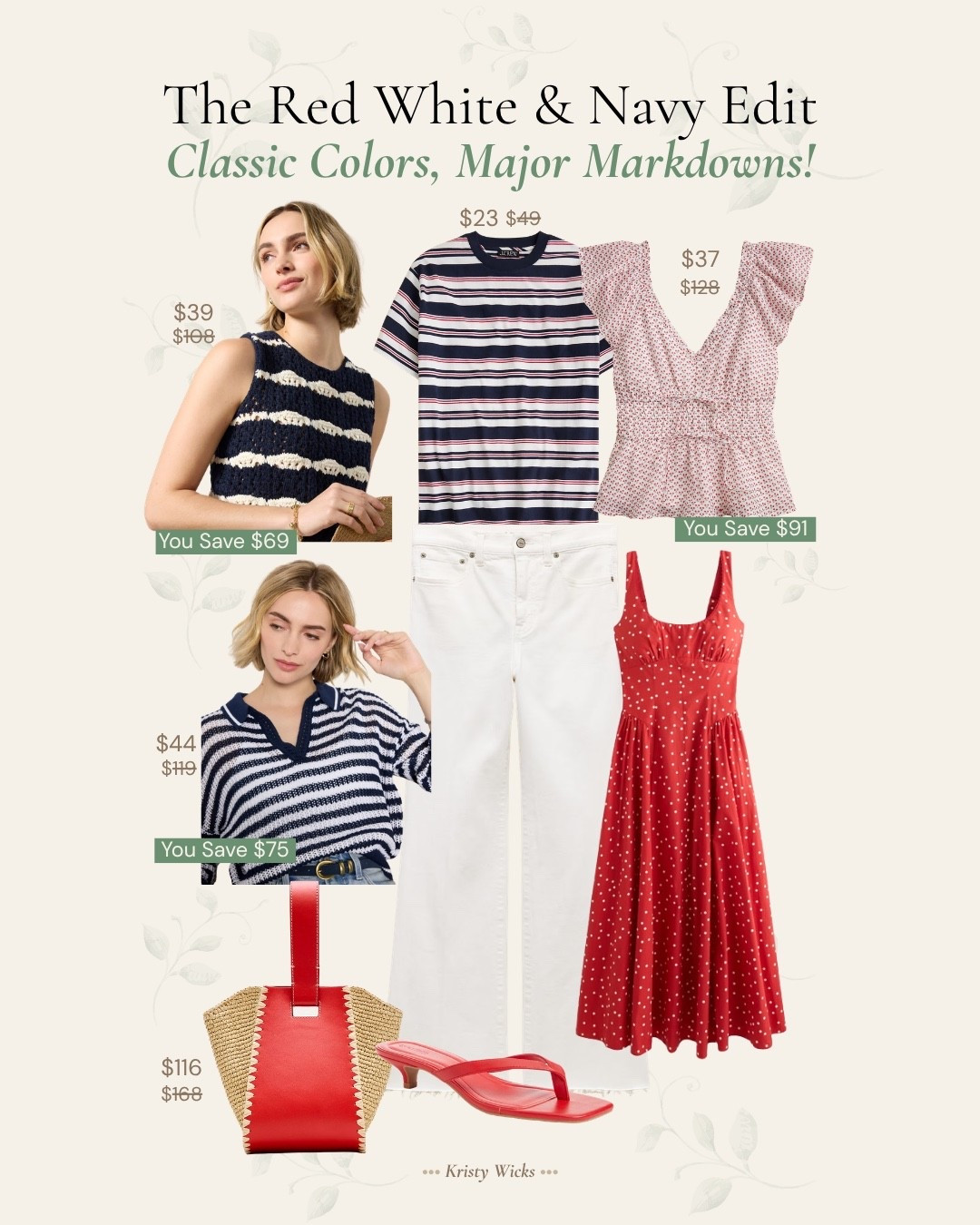 The red white and navy edit! 

Classic colors, major markdowns! ❤️🤍💙

#LTKTravel #LTKSaleAlert #LTKWorkwear
