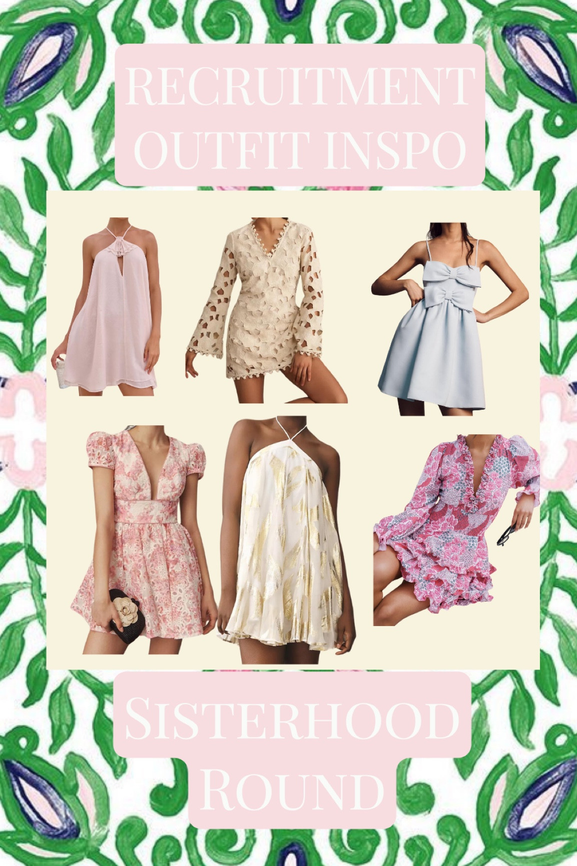 2024 Sorority Recruitment Outfit Inspo

#LTKGiftGuide #LTKwedding #LTKparties