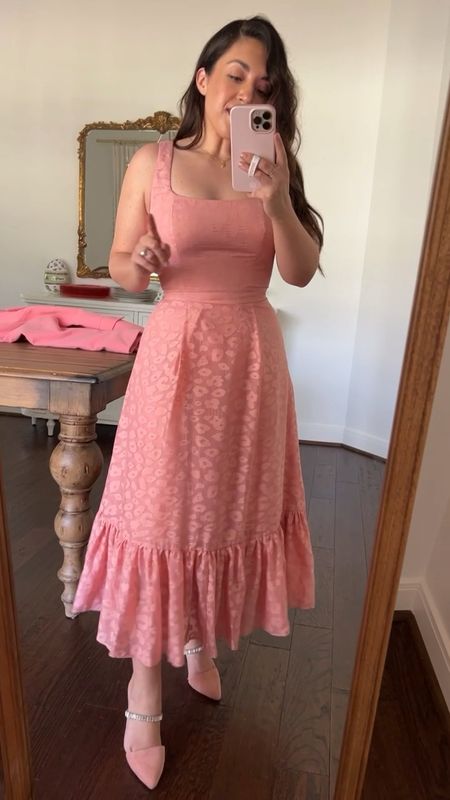 The most perfect pink Easter and spring dress! Would be beautiful for a spring wedding as well! 20% off today with code Happy20! It’s already over $200 off before code too! 

#LTKwedding #LTKsalealert #LTKSale