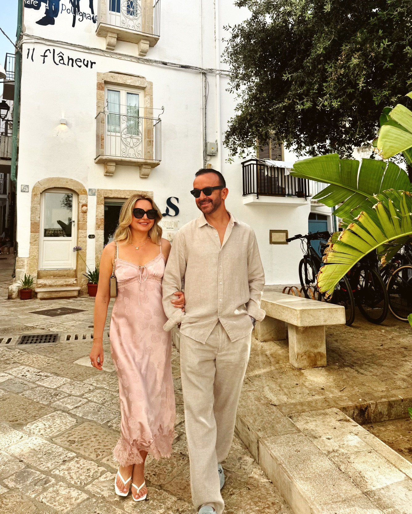 Euro summer look for couples 
Dress by @Petal & Pup 
Linen set @Quince 
Would be cute for destination wedding too.


#couple #eurosummer #travel #dress

#LTKootd #LTKWedding #LTKTravel