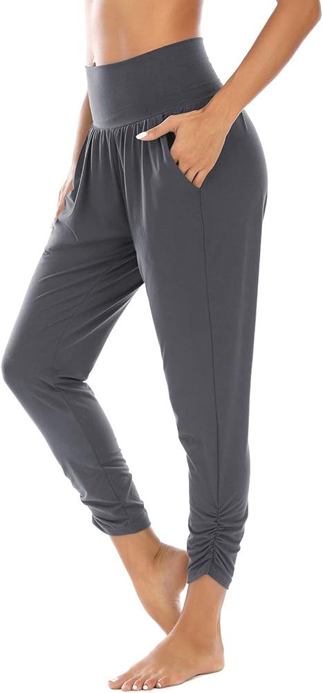 OYANUS Womens Active Joggers Pants Workout Yoga Sweatpants for Women with Pockets Loose Comfy Jer... | Amazon (US)