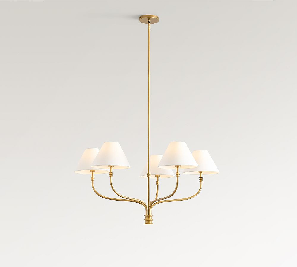 Collins Metal Round Chandelier (36"-60") | Pottery Barn (US)