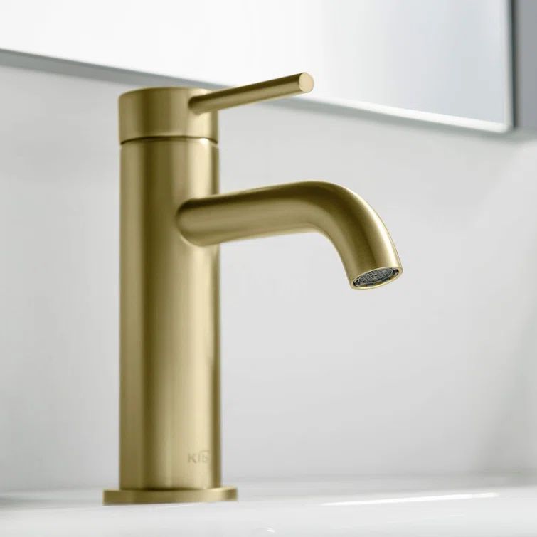 Circular Single-Hole Single-handle Bathroom Faucet | Wayfair North America