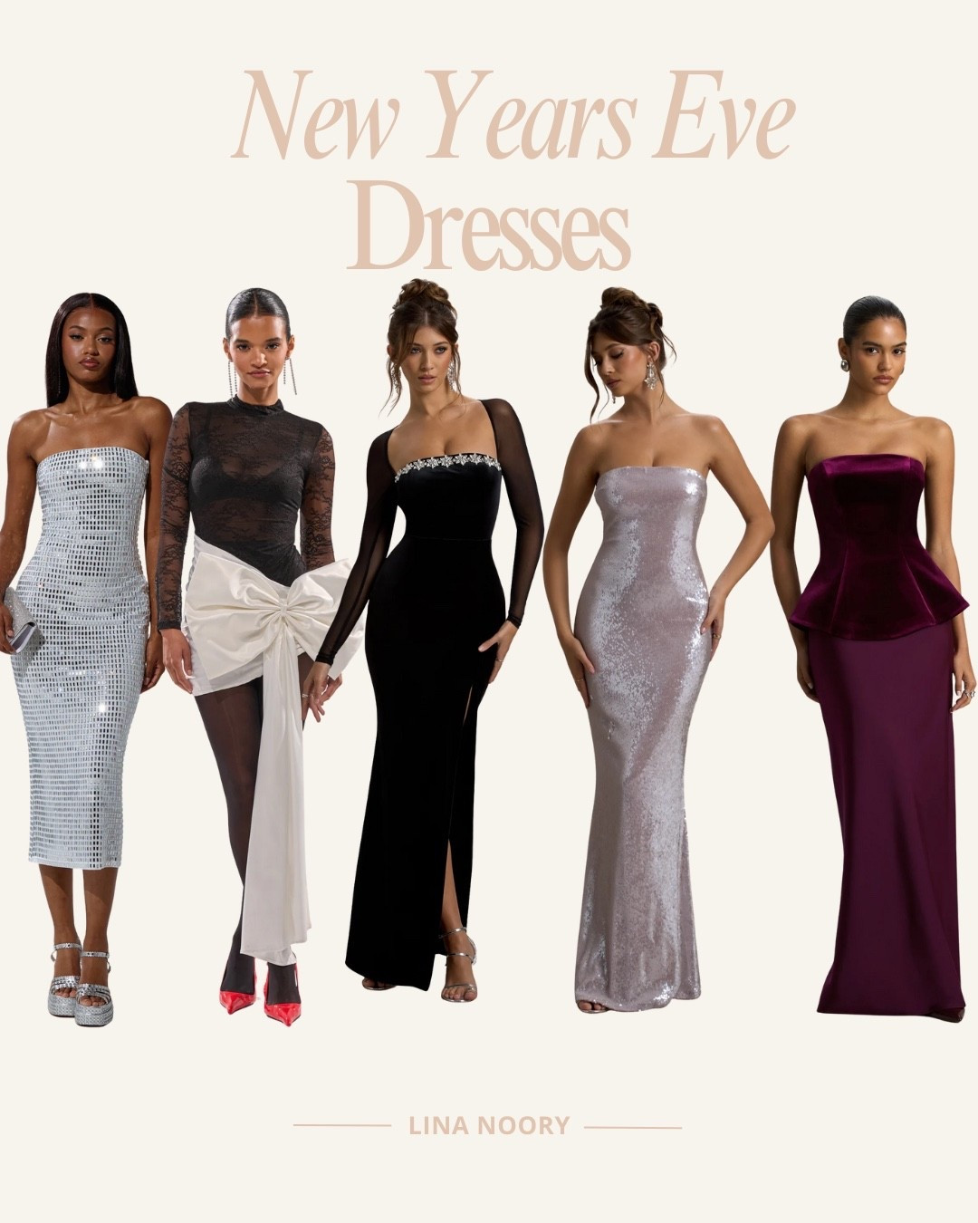 These are some of my favorite New Years Eve dresses ☺️💫 #timeless #elegant #newyearseve #newyears #holidays #grwm #ootd 

#LTKgrwm #LTKFindsUnder50 #LTKootd