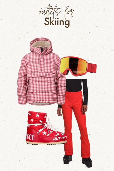 All red monochromatic ski outfit!

#LTKSeasonal #LTKstyletip