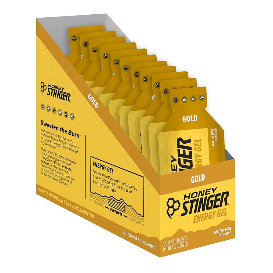 Honey Stinger Gold Energy Gel, Gluten Free & Caffeine Free, for Exercise, Running and Performance... | Amazon (US)