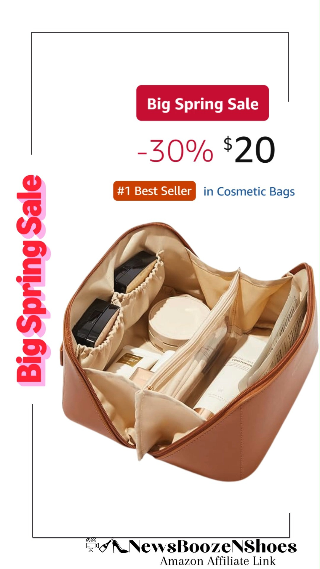 If your beauty routine feels like a constant search for that one specific lipstick, this is your sign to grab a new cosmetic bag during the Amazon Big Spring Sale! I finally snagged the Relavel train case with the adjustable dividers, and it is a total game-changer for keeping my skincare and makeup organized. These deals are live through March 31, but the most popular colors always sell out first. Head to my storefront to shop my favorite travel organizers before they are gone!

#AmazonBigSpringSale #MakeupOrganizer #TravelEssentials #CosmeticBag #Relavel #AmazonHaul #SpringSale2026 #BeautyStorage #TravelHacks #SaleAlert #OrganizationGoals #AmazonFinds 

 #LTKSaleAlert #LTKBeauty #LTKTravel