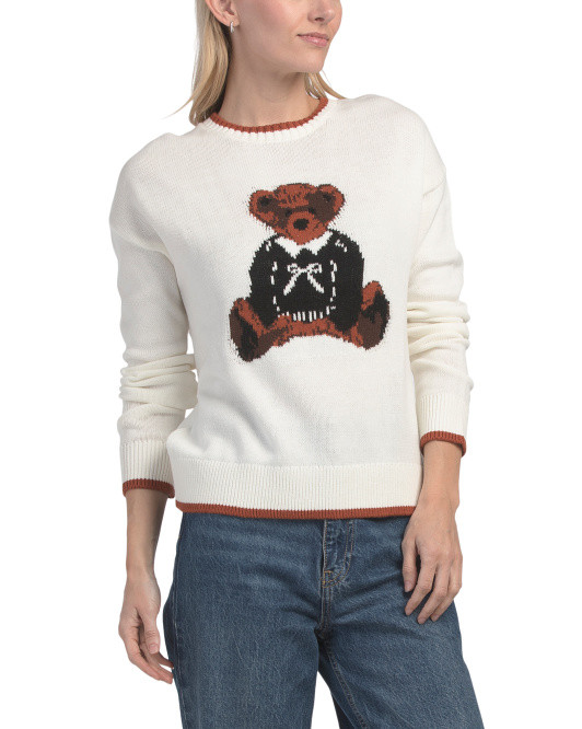 Teddy Bear Pullover Sweater | TJ Maxx