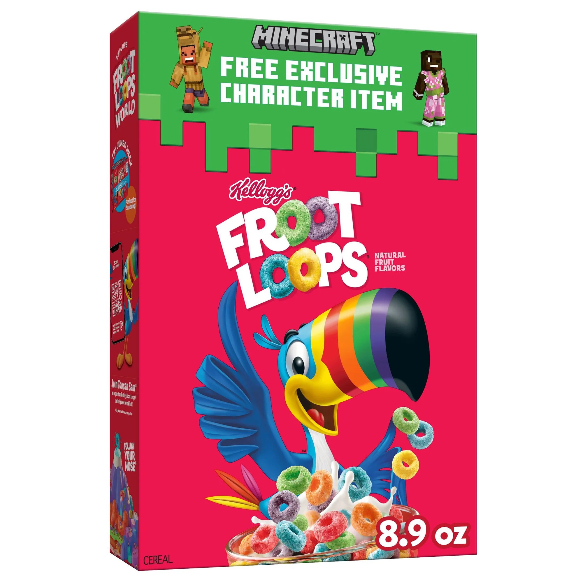 Kellogg's Froot Loops Original Breakfast Cereal, 8.9 oz Box | Walmart (US)