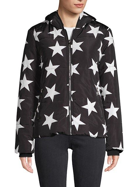 VIGOSS Star-Print Hooded Jacket on SALE | Saks OFF 5TH | Saks Fifth Avenue OFF 5TH