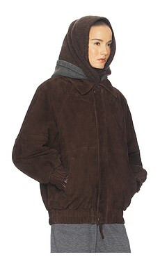 THE OVERSIZED SUEDE 보머
                    
                    Helsa | Revolve Clothing (Global)