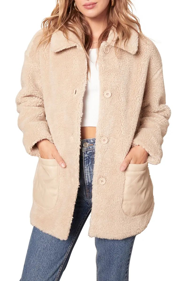 BB Dakota Yeti to Wear Faux Fur Teddy Jacket | Nordstrom | Nordstrom