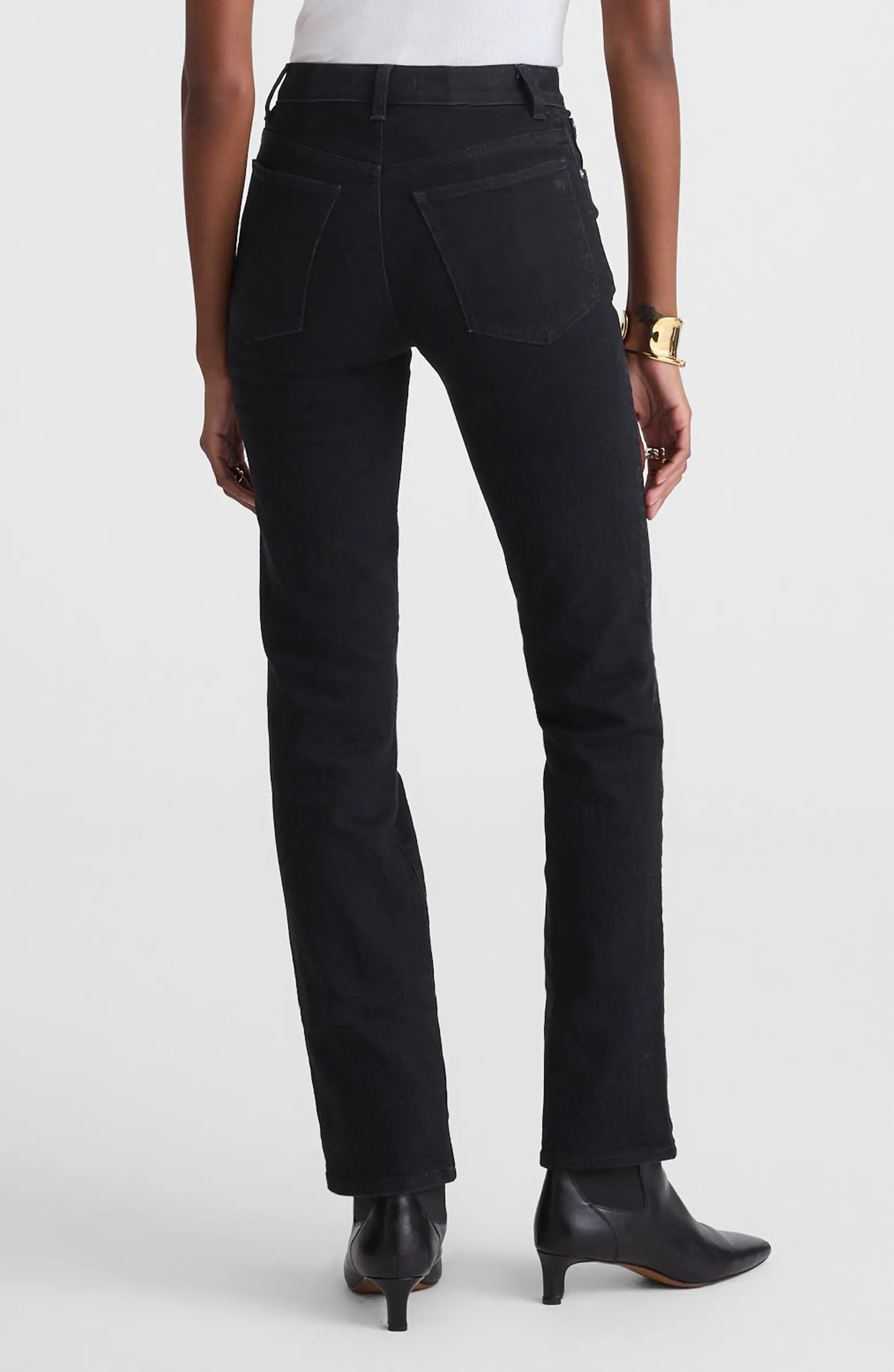 The Longline Straight Leg Jeans | Nordstrom
