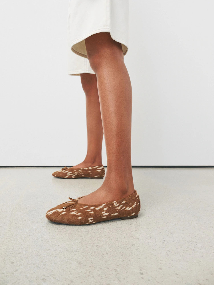 Deer Print Forever Comfort® High Cut Ballet Shoes | Next US