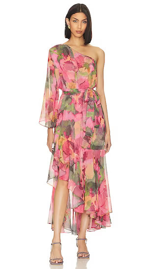 Sabrina Dress in Watermelon Tourmaline Fall Garden Party Dress Fall Party Dress Fall Party Outfit | Revolve Clothing (Global)
