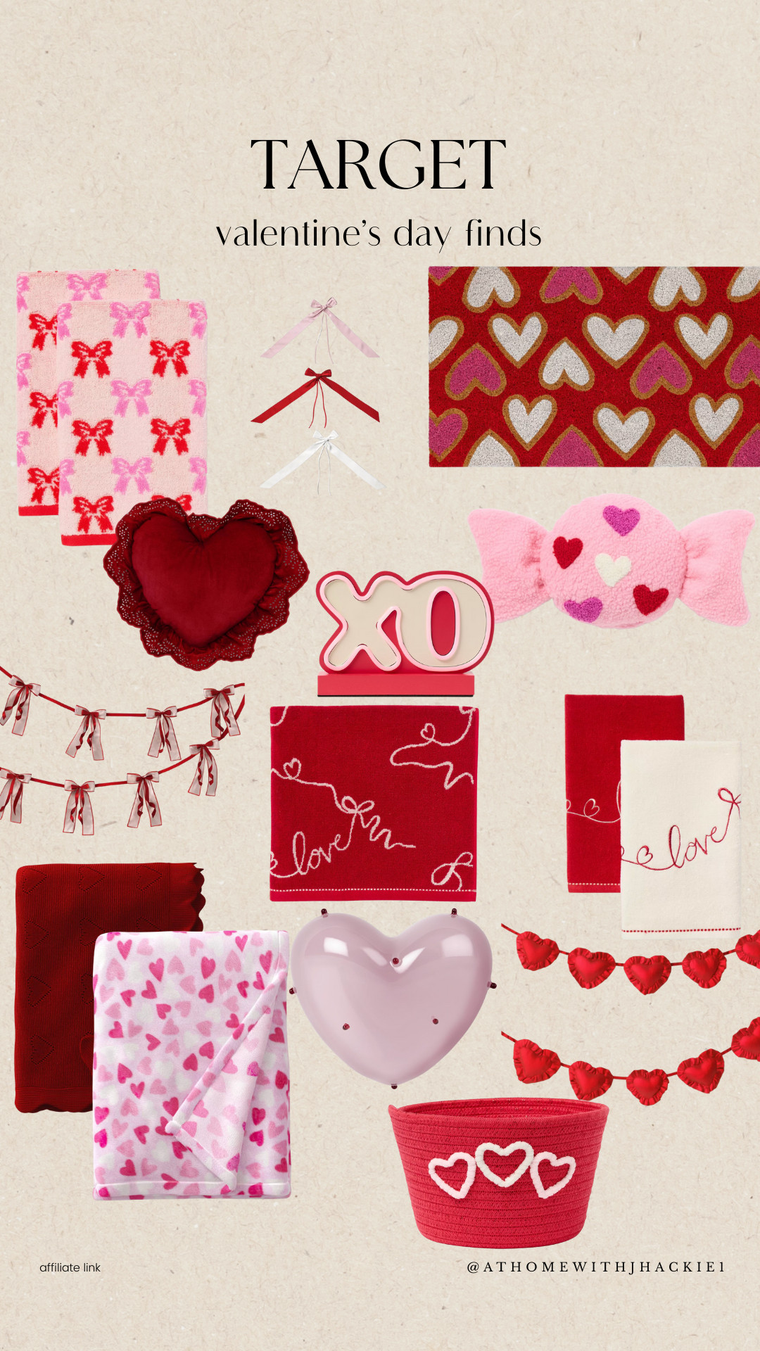 Target valentine’s day decor, target valentine decor, heart decor valentines, valentine throw pillow, heart pillow, valentine garland, heart garland, valentine towels, heart bath towels, valentine blanket, heart blanket, valentine tabletop decor, xo decor sign, valentine candy bowl, heart basket decor, valentine bathroom decor, affordable valentine decor, target seasonal decor 

 

#LTKSeasonal #LTKHome