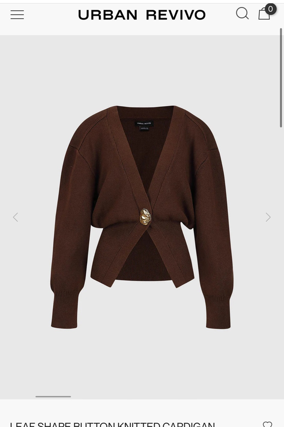 Urban Revivo Cardigan 

#LTKstyletip