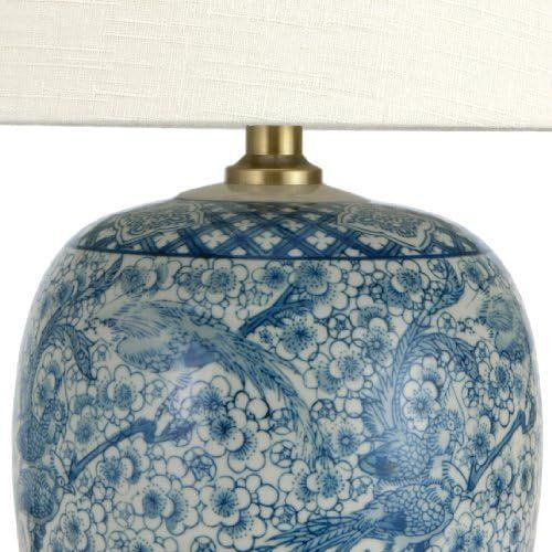 Amazon.com: Oriental Furniture 20" Classic Blue & White Porcelain Jar Lamp : Tools & Home Improve... | Amazon (US)