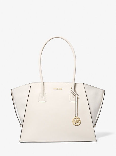 Avril Extra-Large Leather and Suede Tote Bag | Michael Kors US