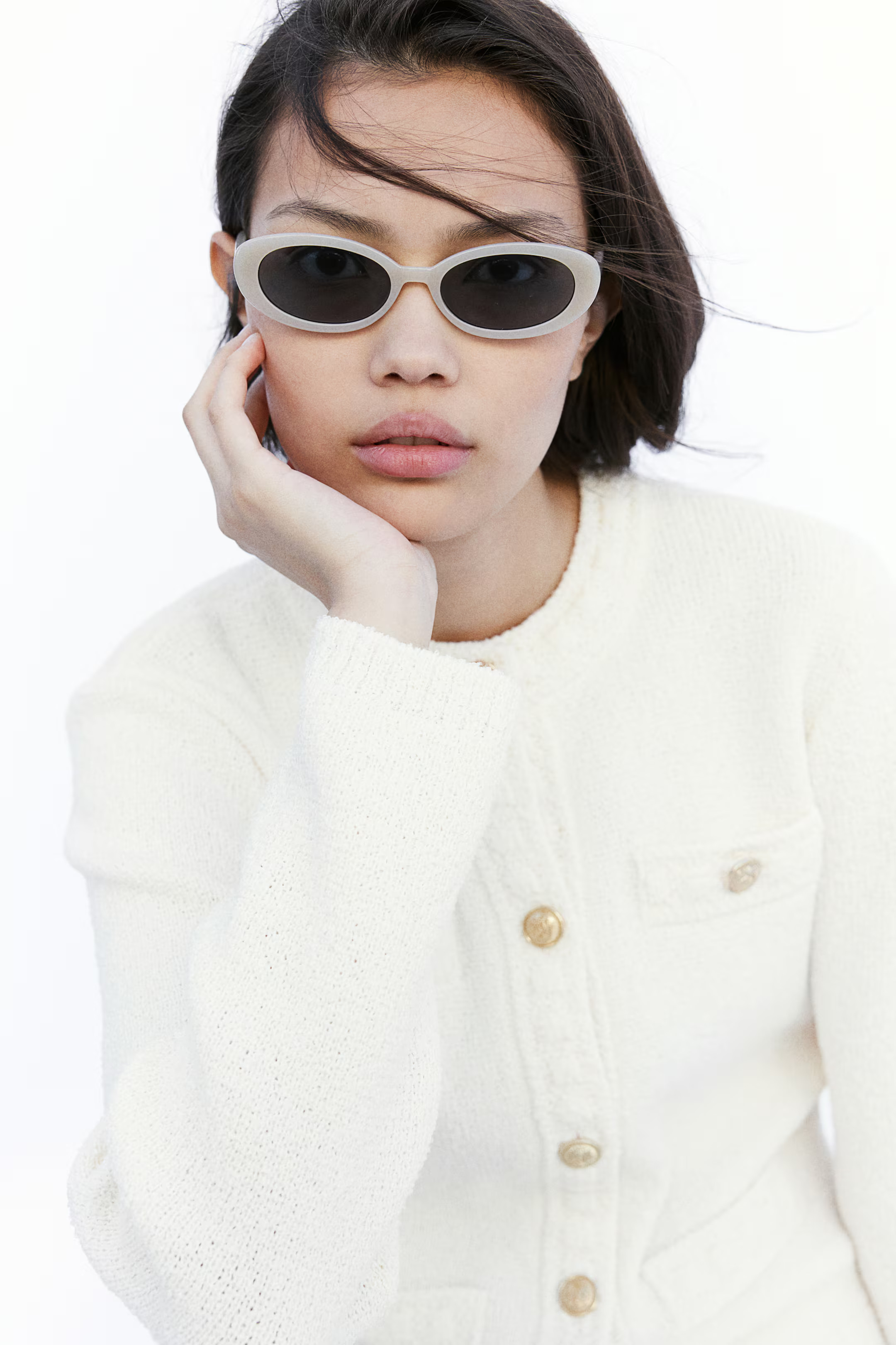 Textured-knit cardigan | H&M (UK, MY, IN, SG, PH, TW, HK)