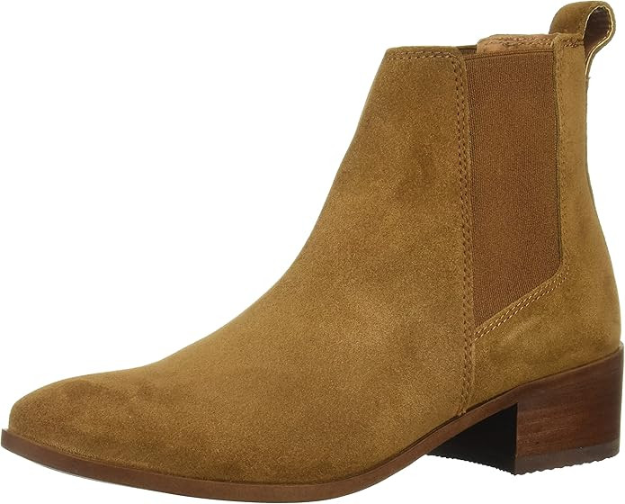 Amazon.com | Steve Madden Women's Dover Ankle Boot, Cognac Suede, 9 | Ankle & Bootie | Amazon (US)