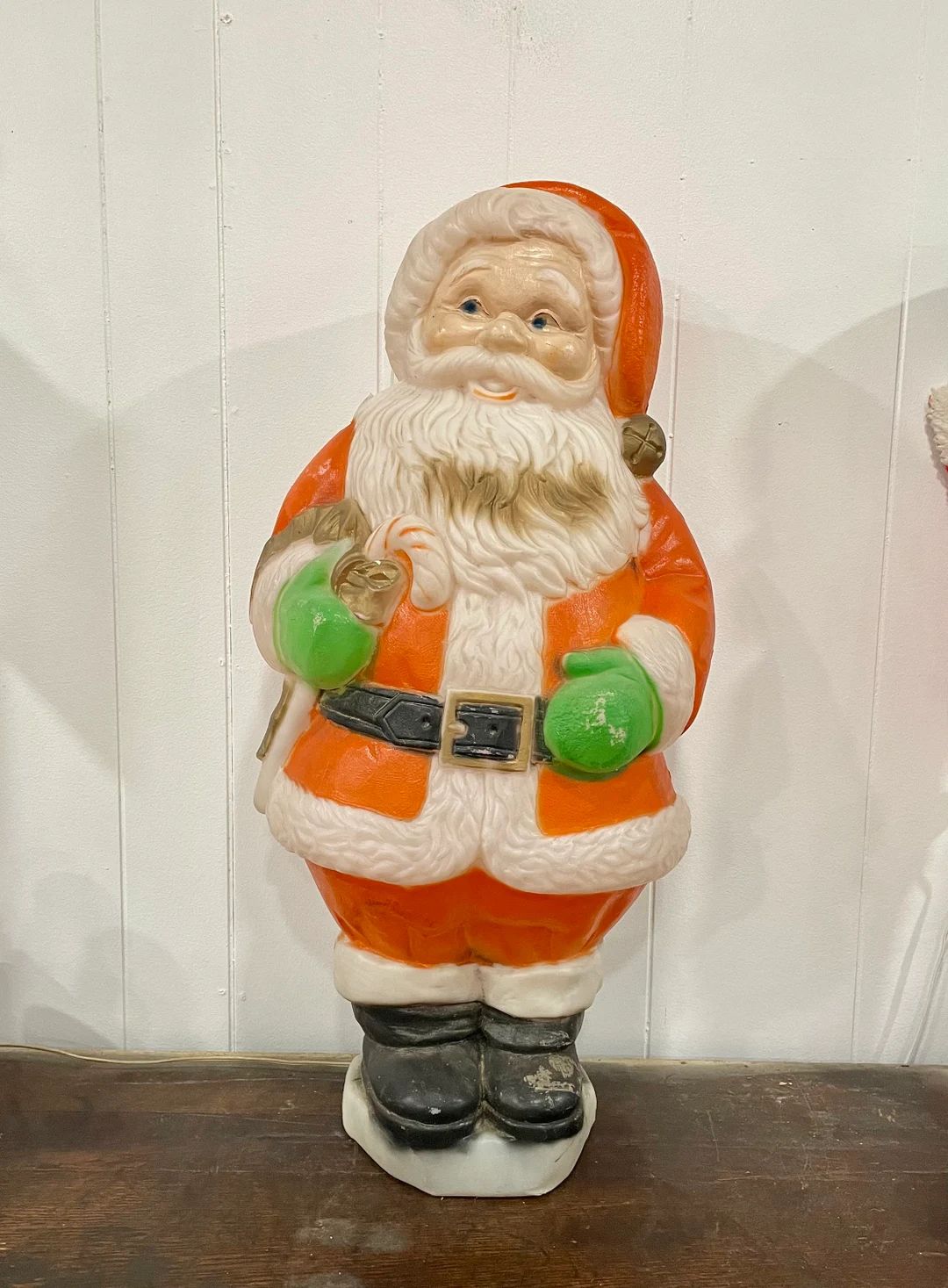 Vintage 1960s Polaron Santa Christmas Blow Mold 30 - Etsy | Etsy (US)
