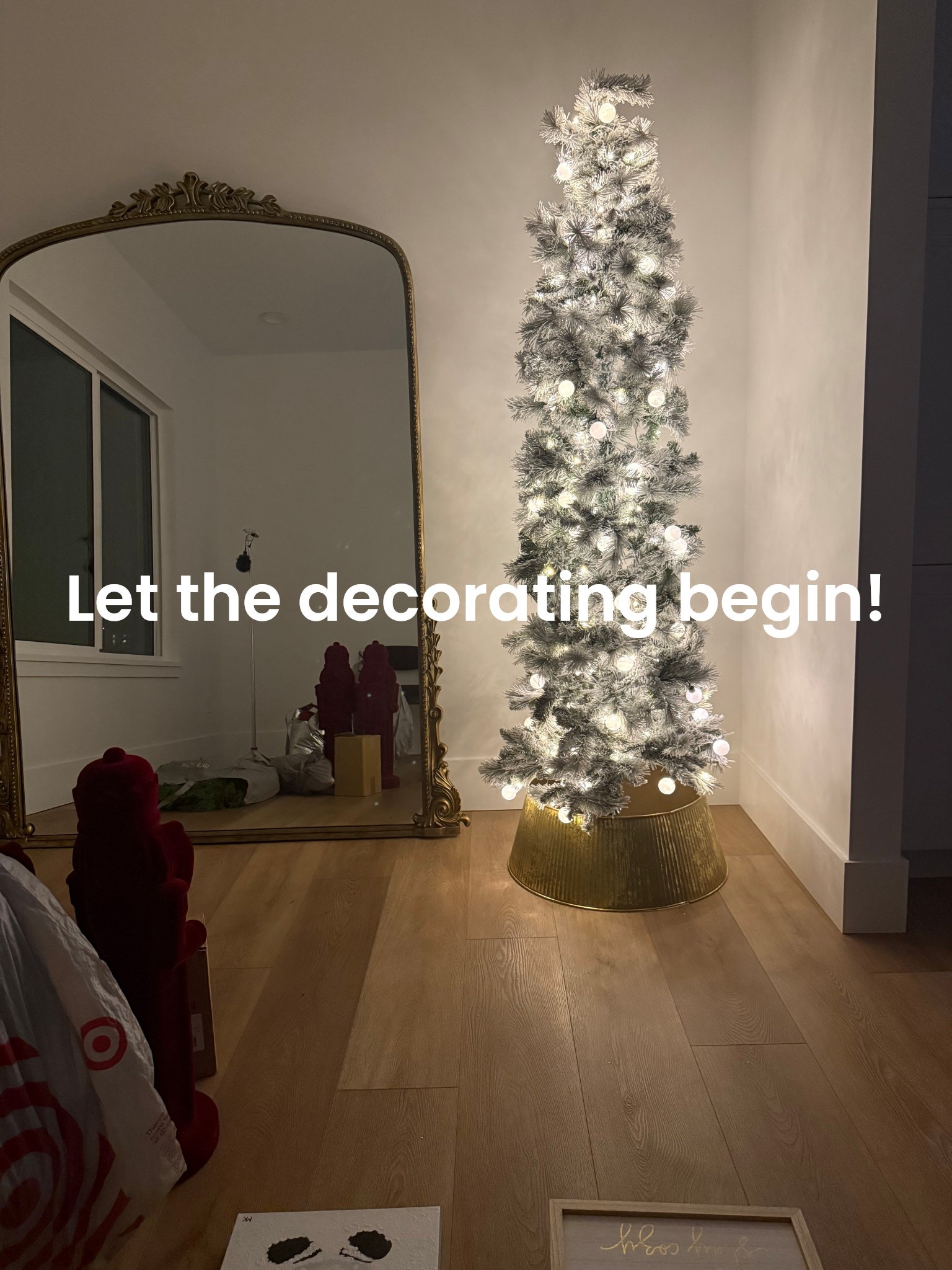 Put up one Christmas tree yesterday- holiday decor - Christmas decorations 

#LTKHome #LTKHoliday
