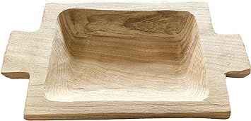 artisane, Kingston Dough Tray, Paulownia Wood, Wooden Tray for Decor, Parmesean Brown | Amazon (US)