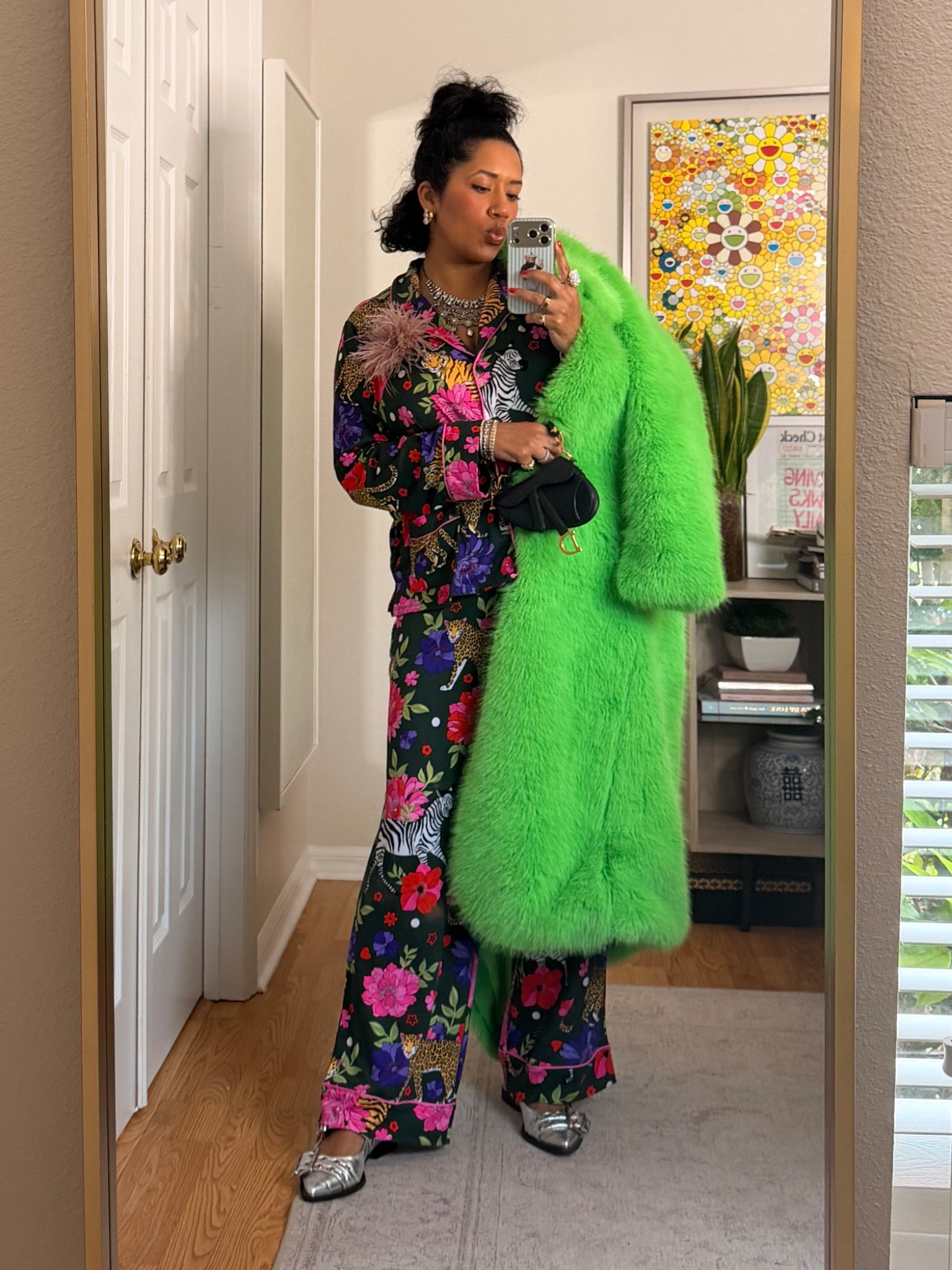  Bridgerton watch party ootd! Dress code was comfy floral so I opted for dressing up my jammies. 🤗

#LTKValentine #LTKootd