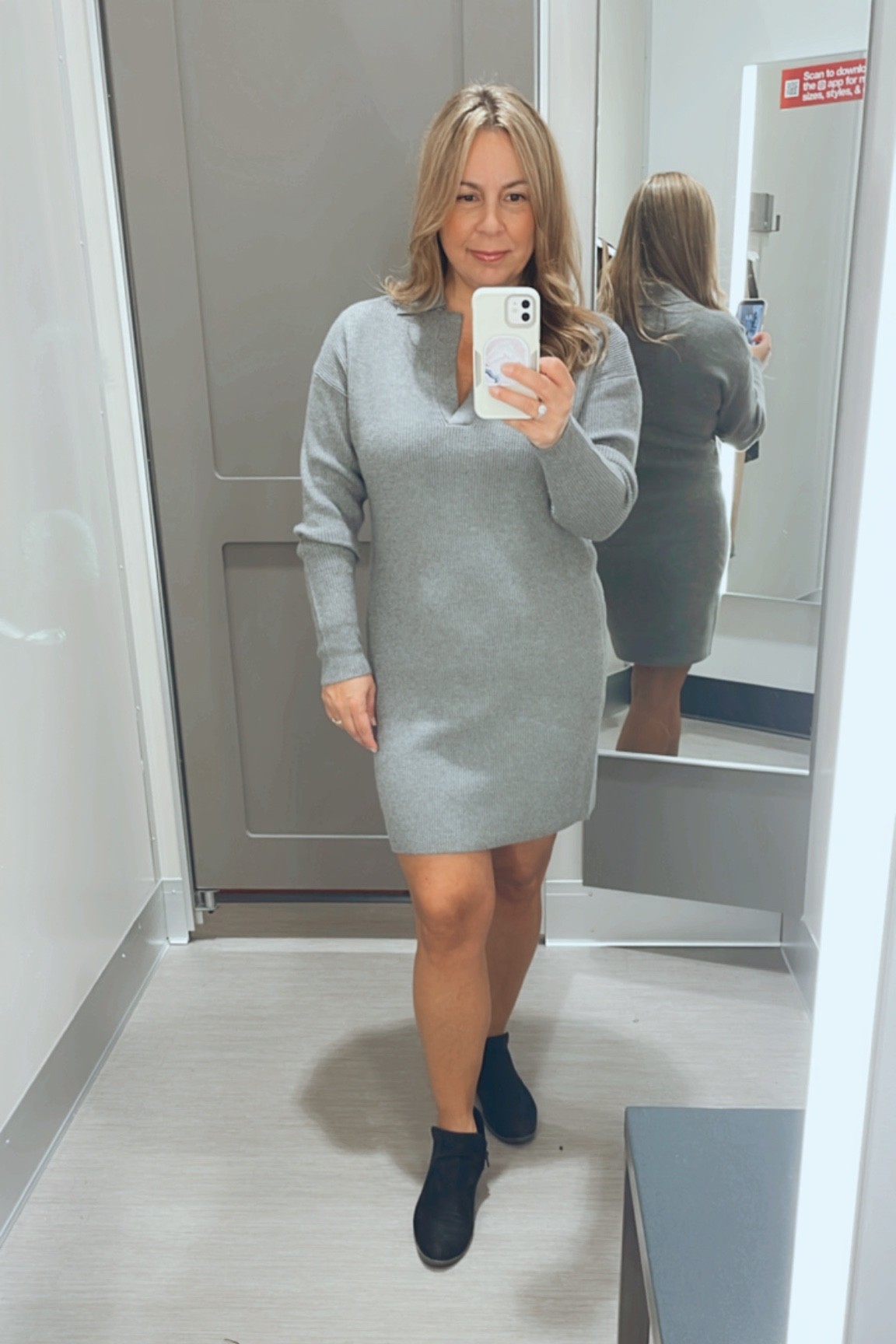 Sweater dress I’m wearing a small!






Work outfit, fall dress, boots, midsize fashion, Target style, mom style, over 40 fashion

#LTKworkwear #LTKcurves #LTKHoliday