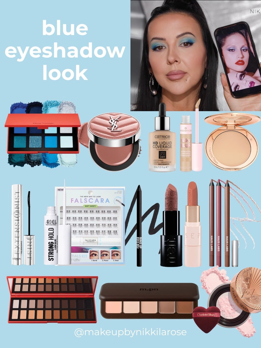 Blue eyeshadow is back?? Inspired by Gabbriette’s eyeshadow look 🩵💙

#LTKBeauty