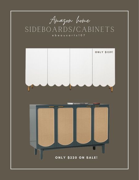 Cute affordable sideboard cabinets! 

#LTKhome #LTKsalealert #LTKstyletip