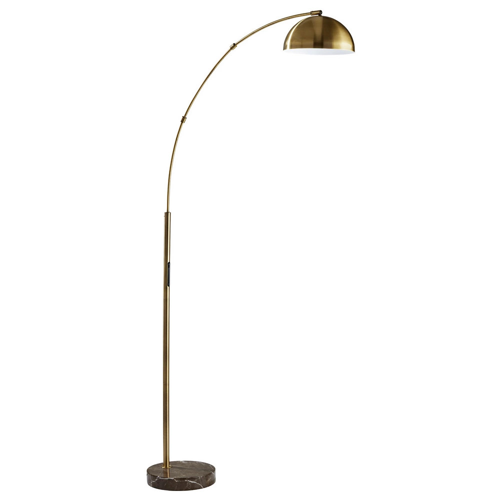 Bolton Arc LED Floor Lamp with Smart Switch by Adesso at Lumens.com | Lumens