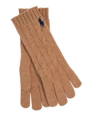 Wool & Cashmere Classic Cable Gloves | Bloomingdale's (US)