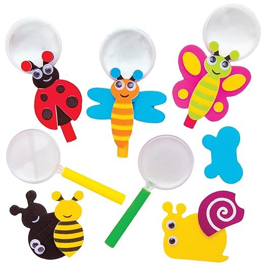 Baker Ross AT632 Bug Magnifying Glass Kits - Pack of 5, Novelty Toys for Children, Perfect Party,... | Amazon (US)