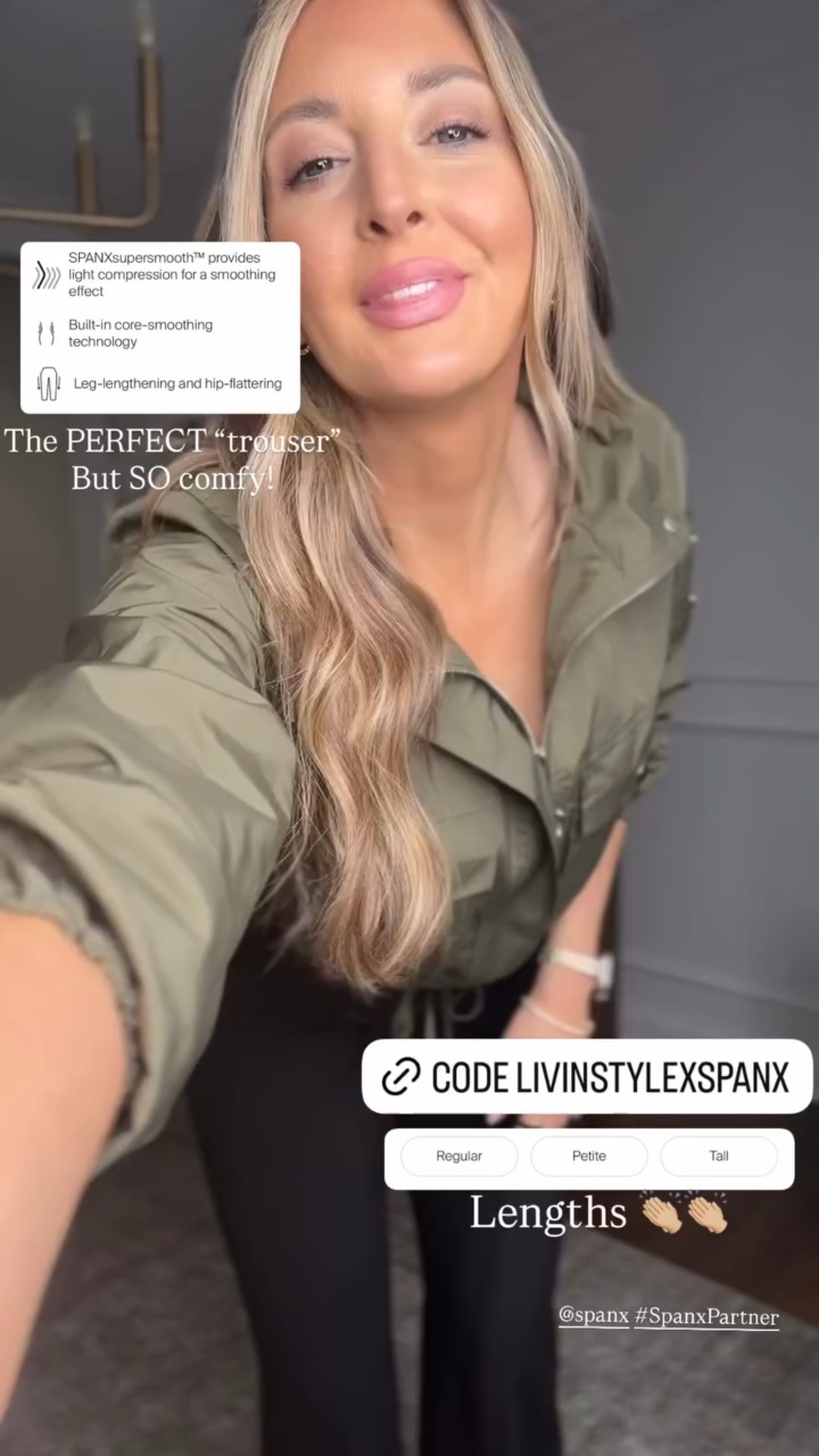 The PERFECT “trouser” But SO comfy! Lengths 👏🏼👏🏼 @spanx #SpanxPartner

