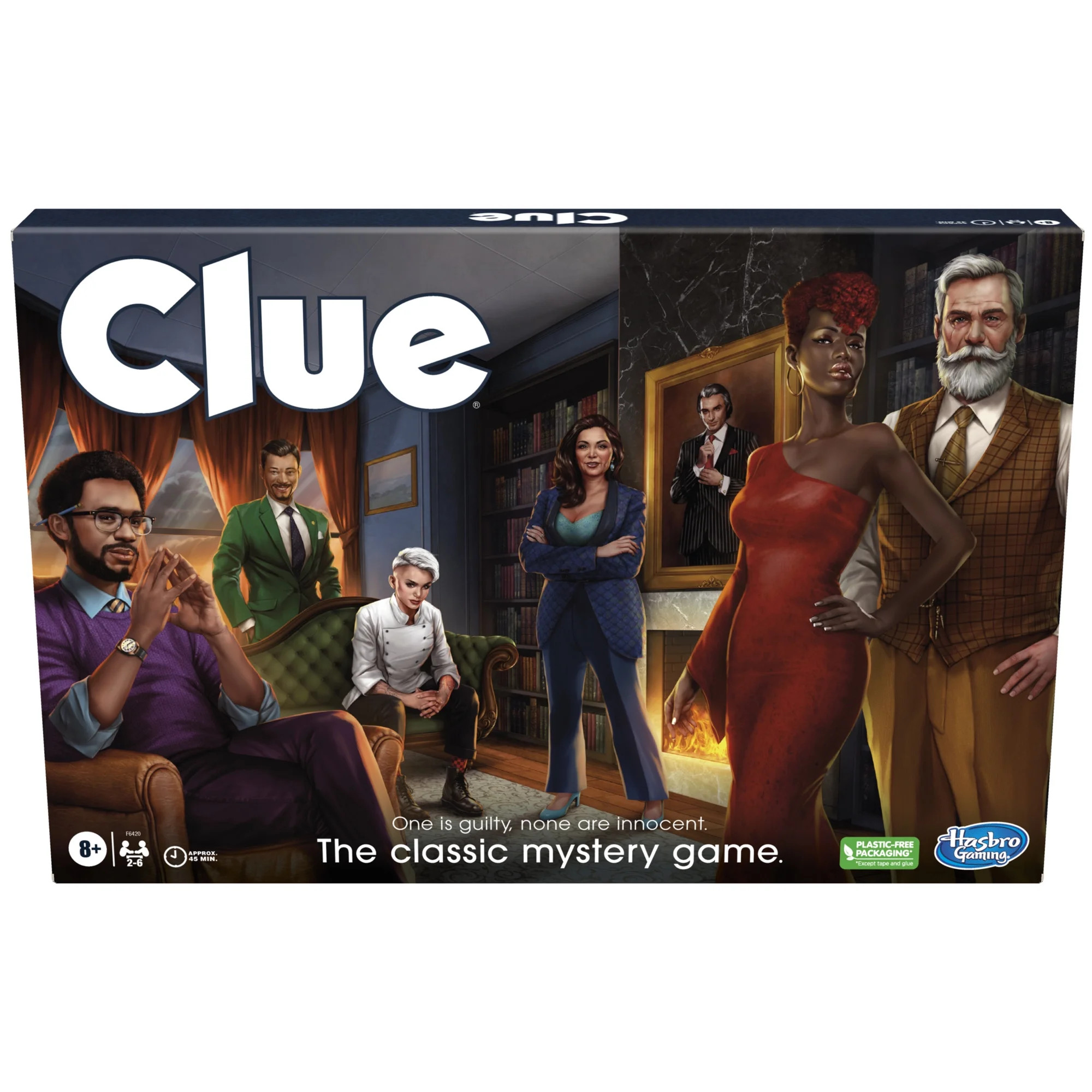Clue Classic Mystery Board Game, Family Games for 2-6 Players, White Elephant Gifts, Ages 8+ | Walmart (US)