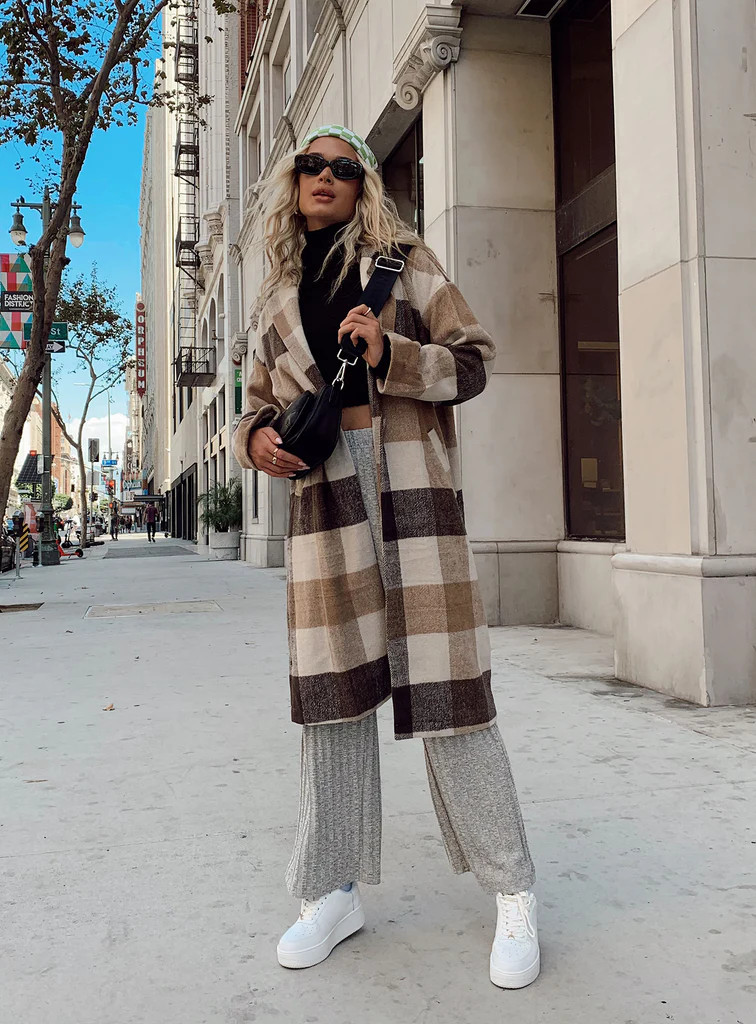 Penelope Coat Beige | Princess Polly US