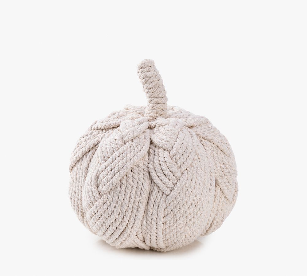 Rope Braided Pumpkins | Pottery Barn (US)