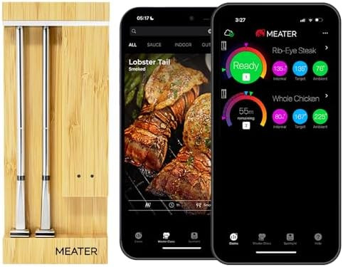 MEATER Pro Duo: Wireless Smart Meat Thermometer | 1000°F High Heat Resistance | Long Range | Dua... | Amazon (US)