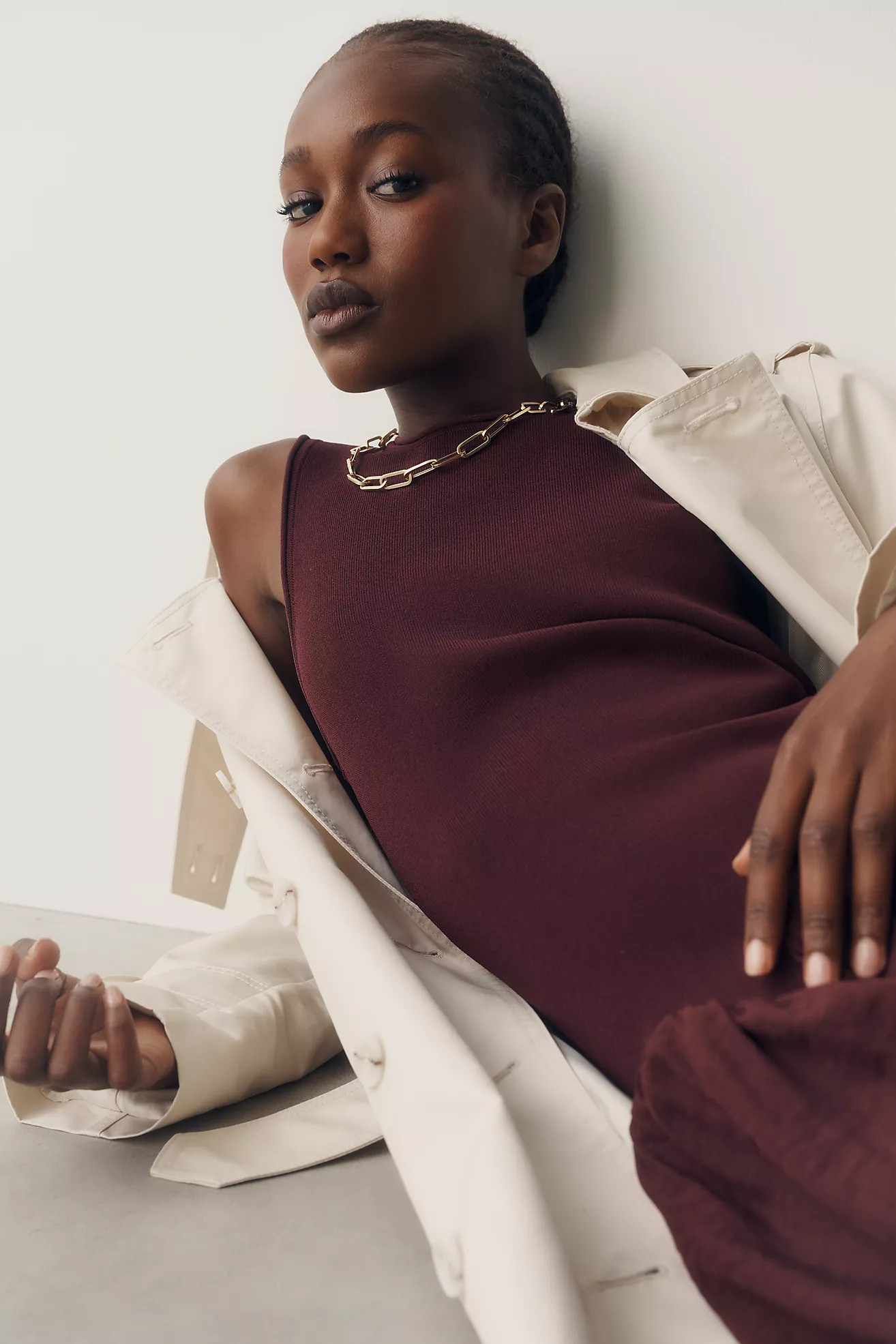 Siempre Sleeveless Twofer Dress | Anthropologie (US)