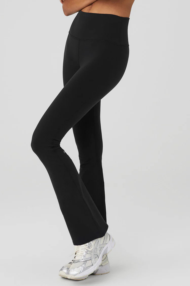Airbrush High-Waist 7/8 Bootcut Legging - Black | Alo Yoga (US)