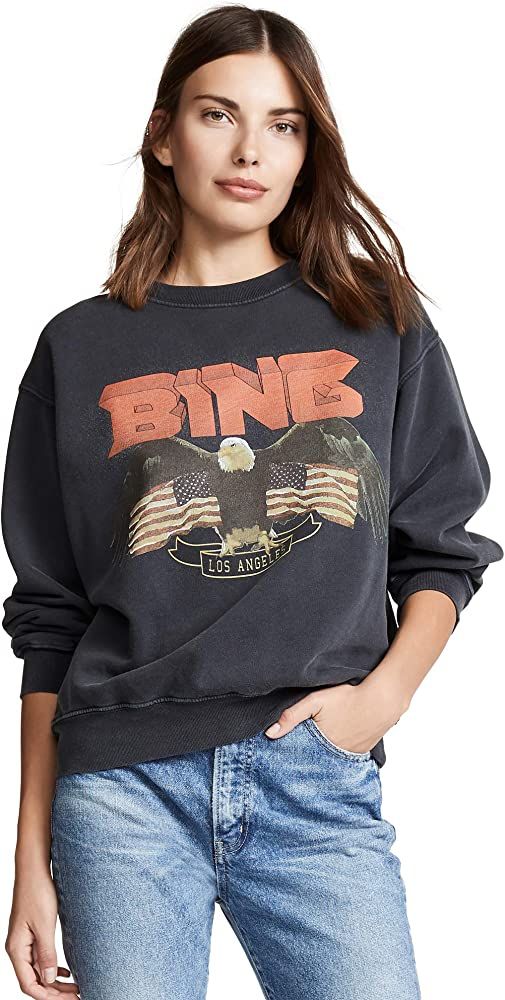 ANINE BING Women's Vintage Bing Sweatshirt | Amazon (US)